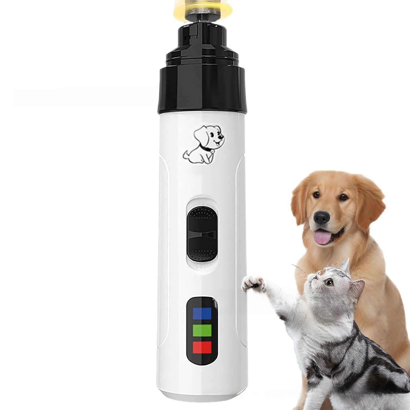 PawTrim™ cortaunas eléctrico silencioso 3 velocidades USB mascotas