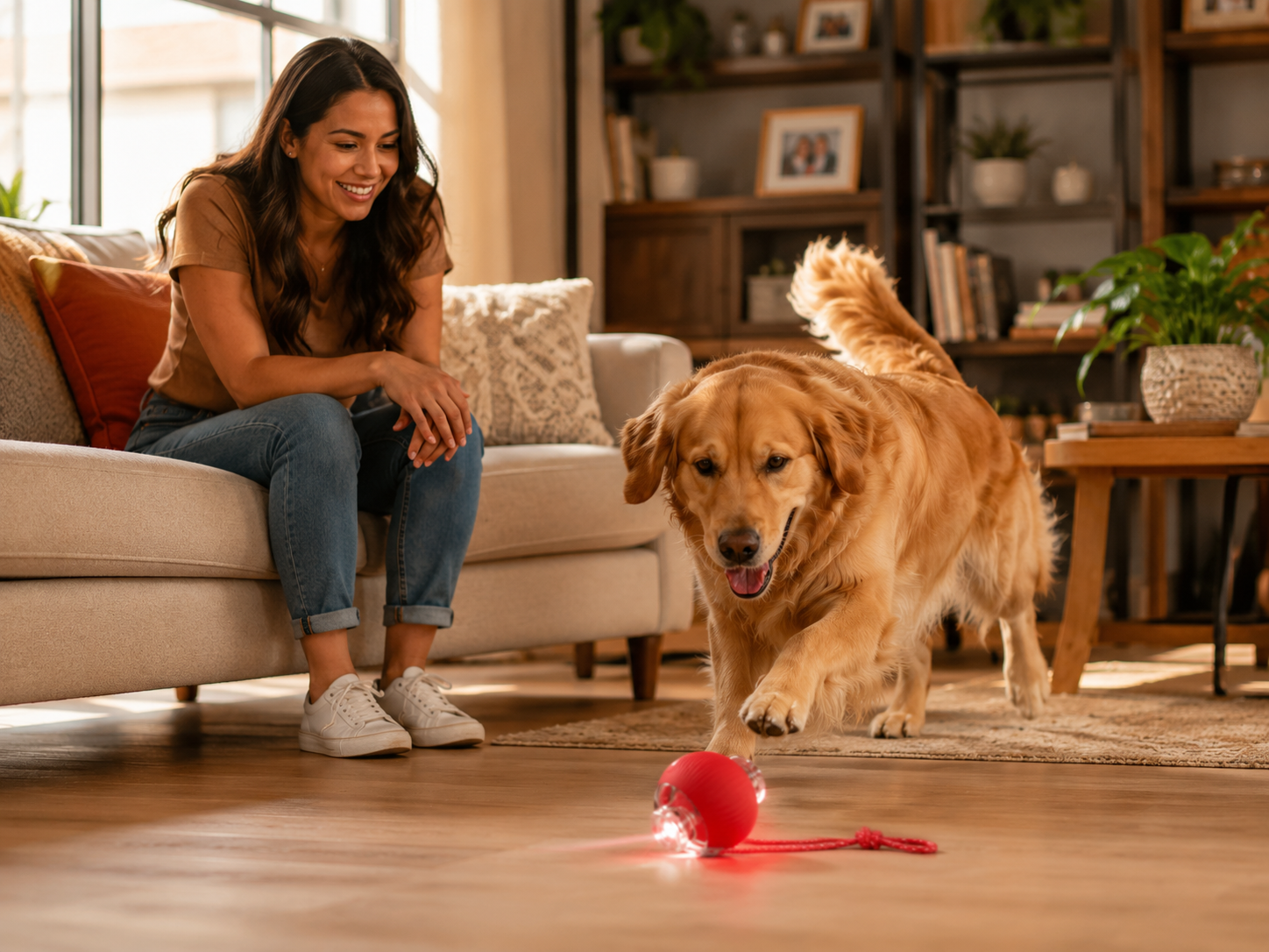PawBall™ — Pelota Interactiva Automática para Perros y Gatos