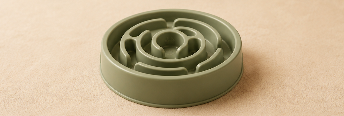 PawSlow™ Anti-Bloat Puzzle Feeder Bowl — Slow Feeder for Dogs & Puppies